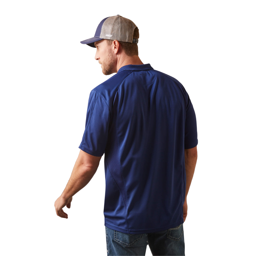 Ariat Men's Cloudburst Blue Polo