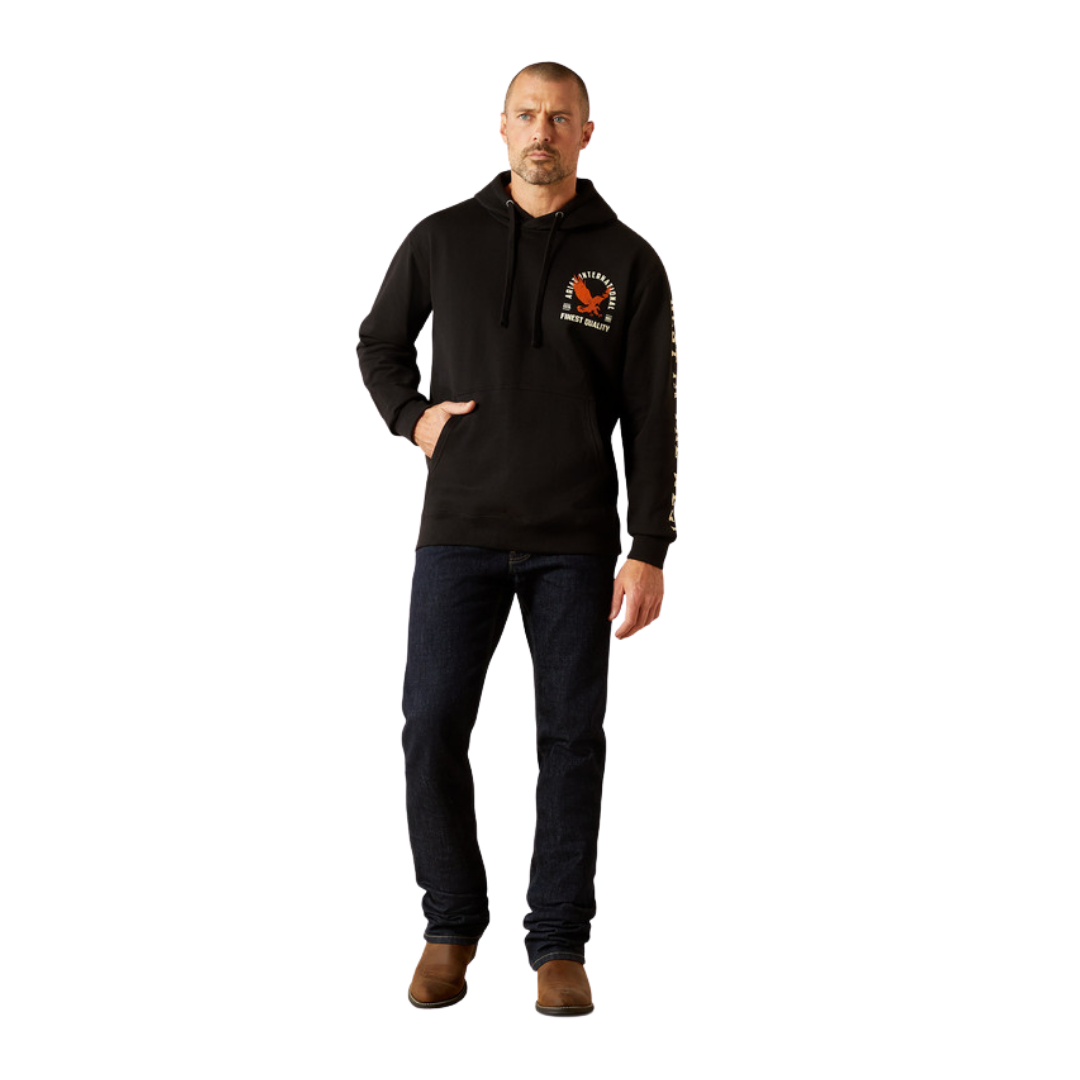 Ariat Men's Eagle Large Black Hoodie