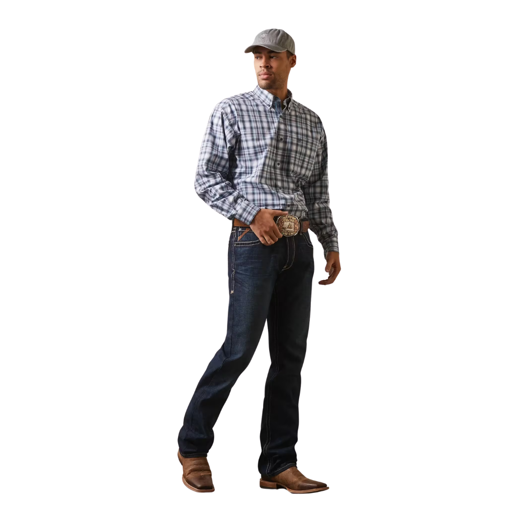 Ariat Men's Norbet Blue Shirt