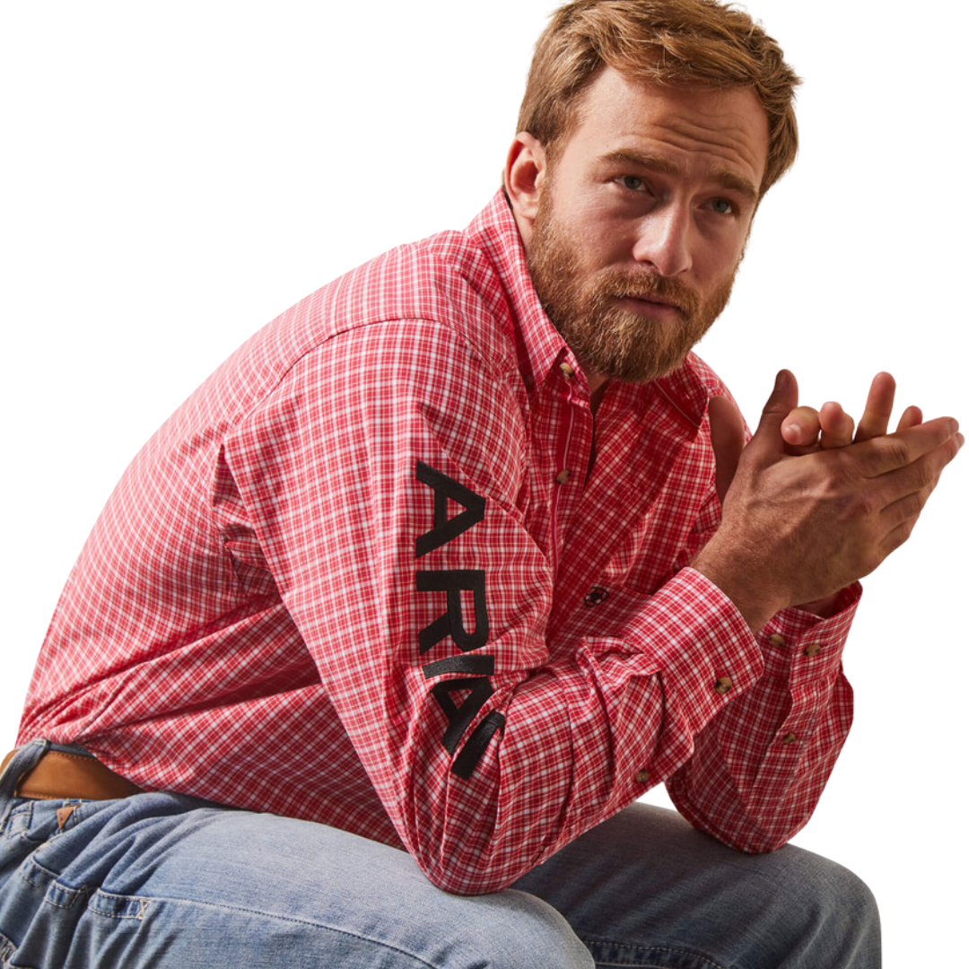Ariat Men's Series Saul Red Shirt