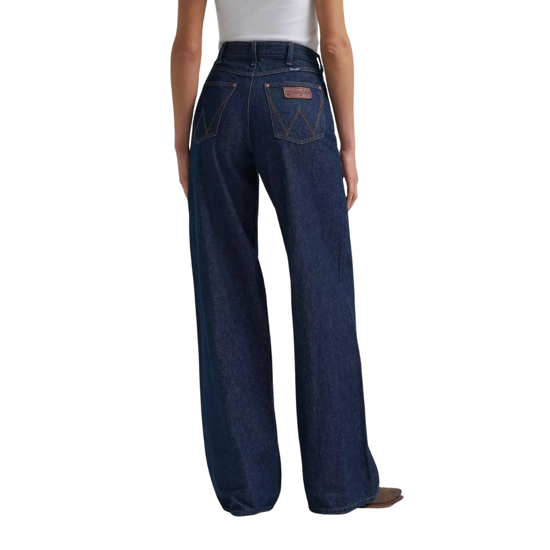 Wrangler Women's Bailey Wide Leg High Rise Denim Jeans