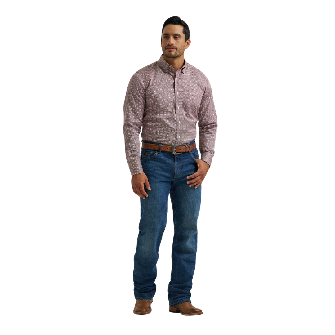 Wrangler Men's X Cody Johnson Brown Shirt
