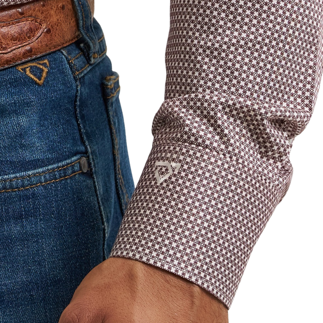 Wrangler Men's X Cody Johnson Brown Shirt