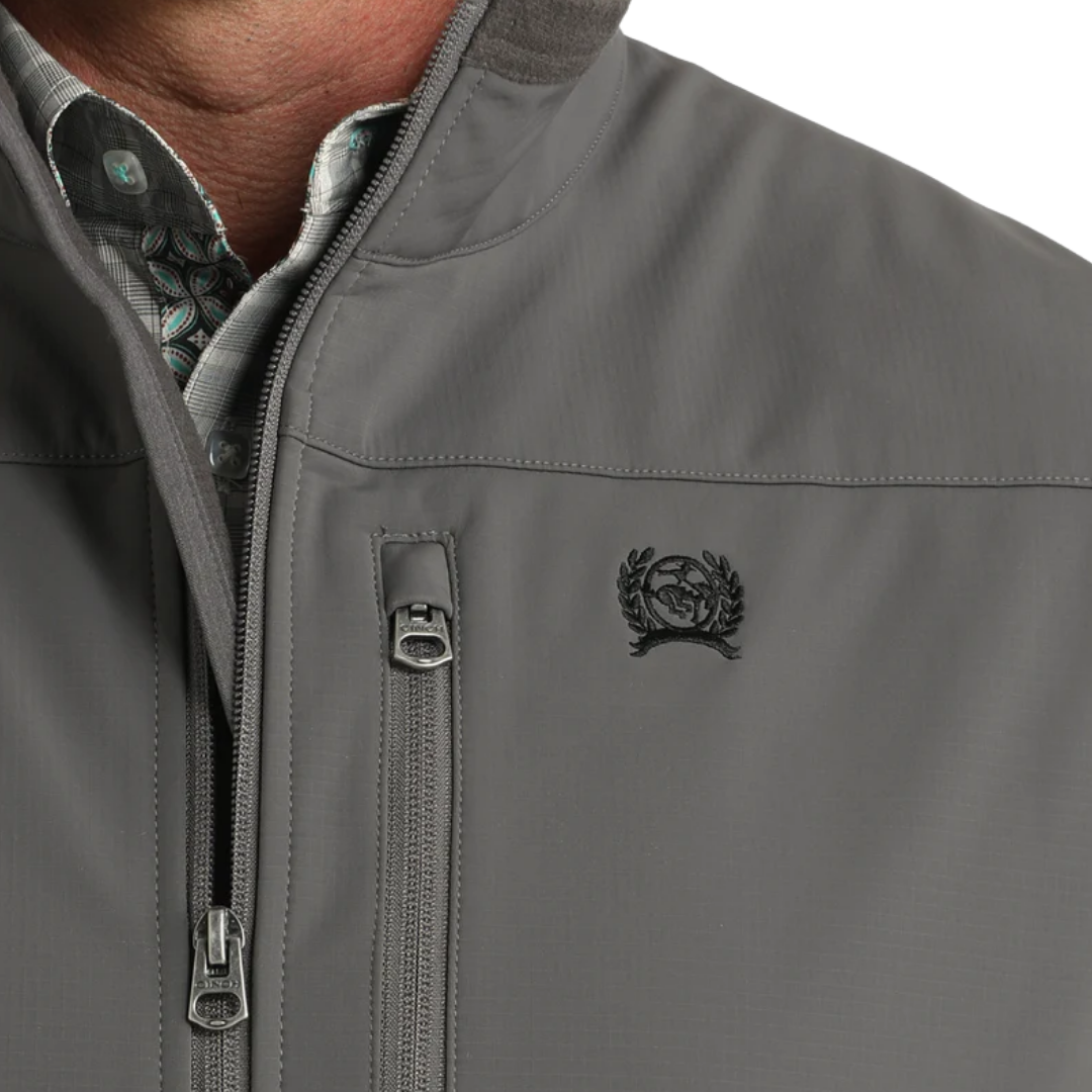 Cinch Men's Windproof Grey Vest
