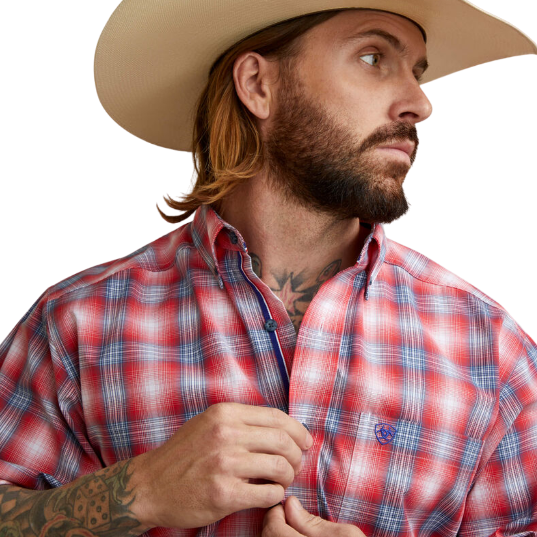 Ariat Men's Pro Series Red Shirt