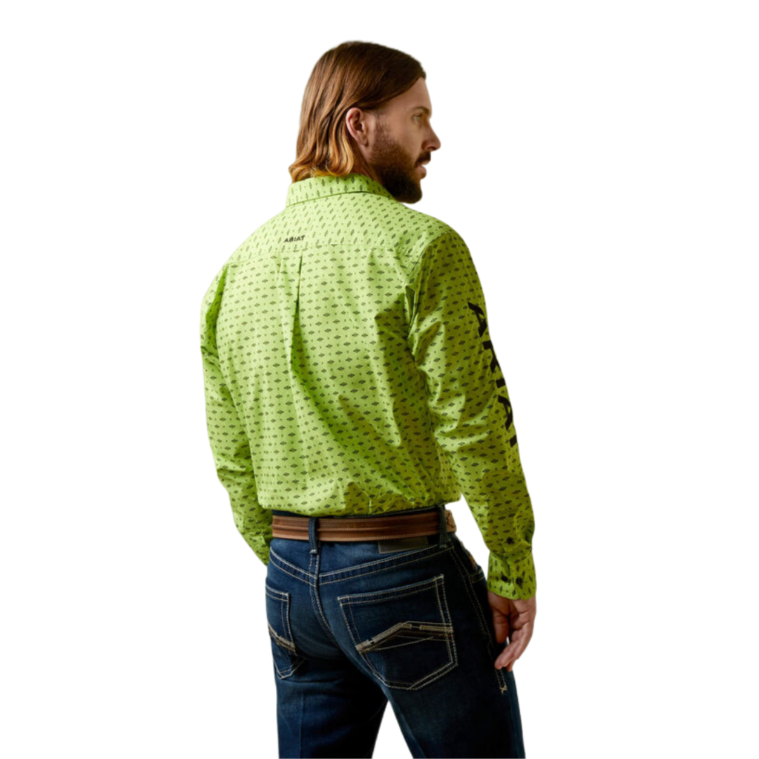 Ariat Men's Team Pruitt Green Shirt