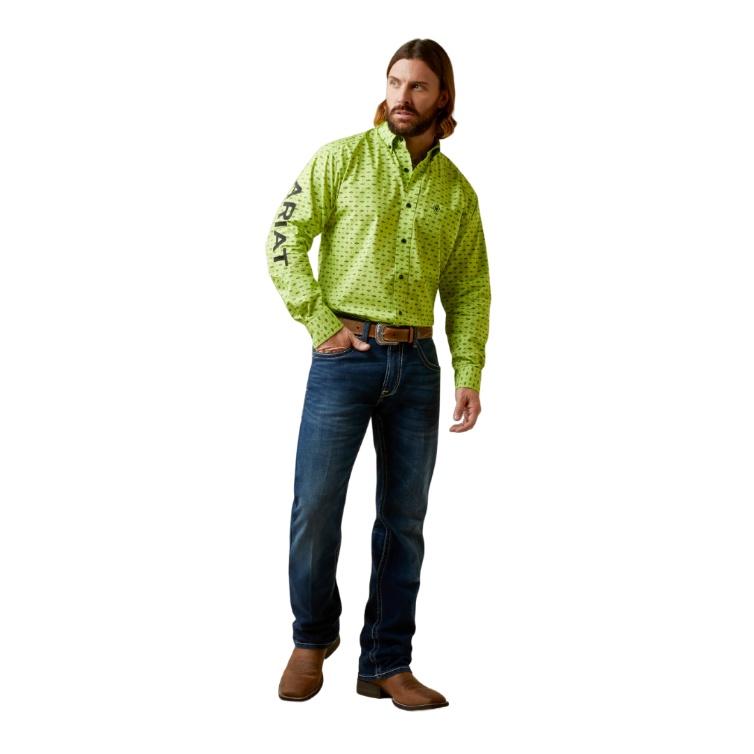 Ariat Men's Team Pruitt Green Shirt