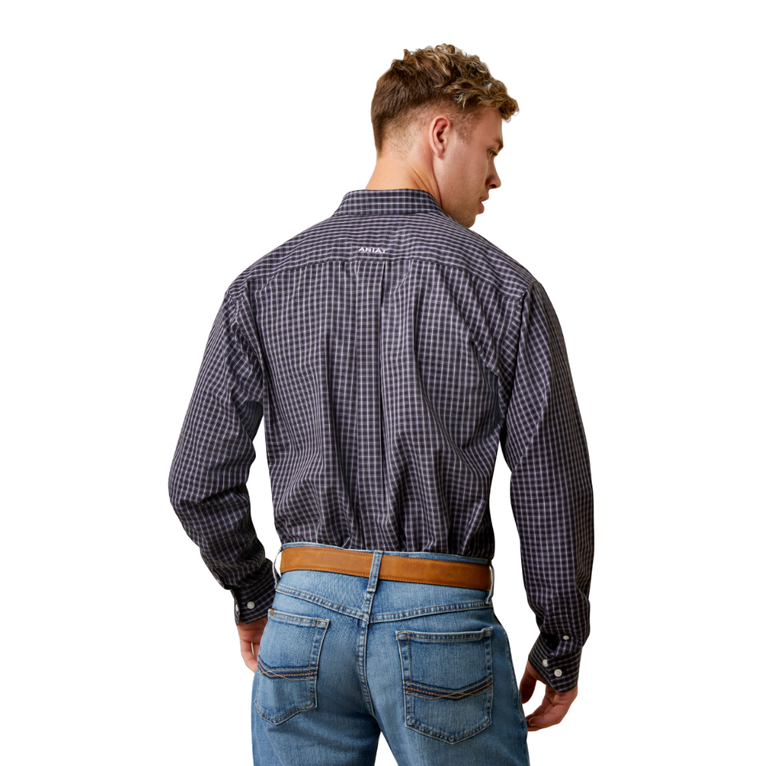 Ariat Men's Wrinkle Free Fitzgerald Blue Shirt