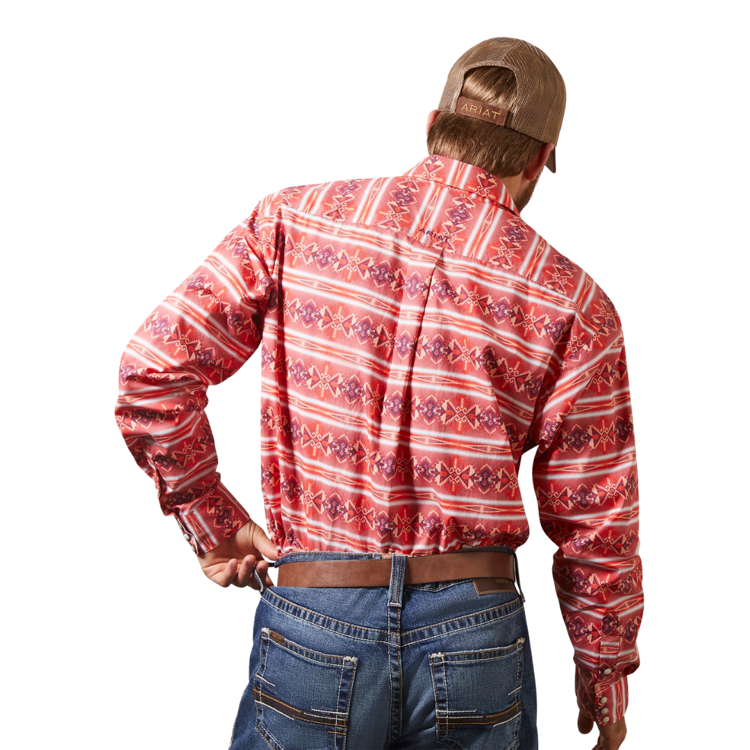Ariat Men's Davon Classic Snap Red Shirt