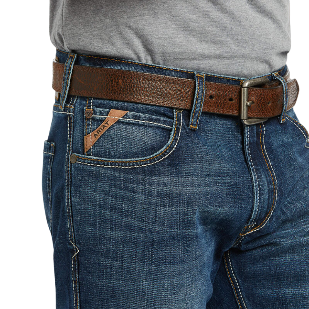 Ariat Men's M5 Straight Stretch Blue Jeans