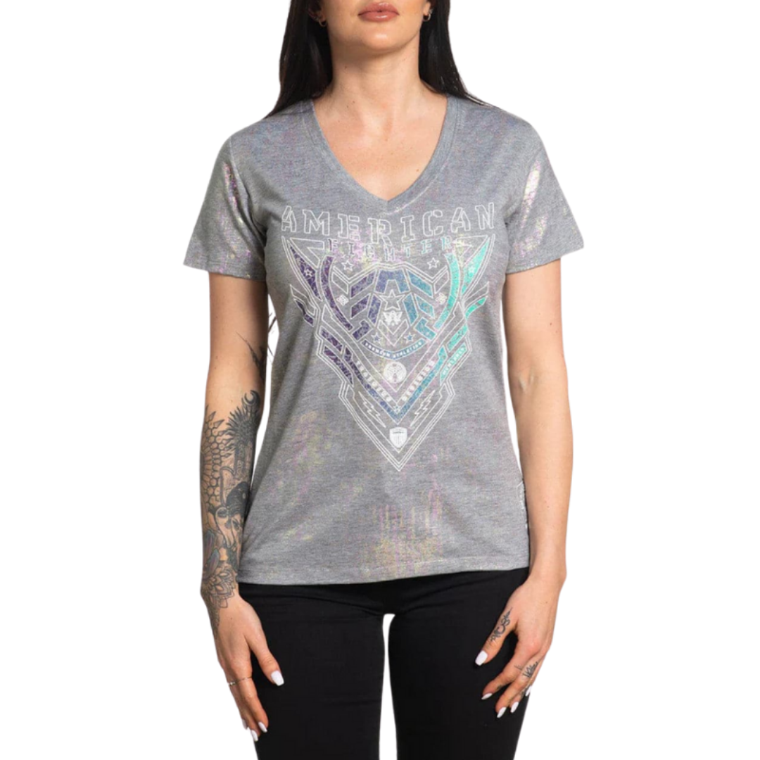 American Fighter Women's Kendleton Grey Shirt