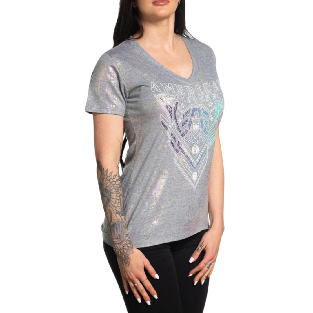 American Fighter Women's Kendleton Grey Shirt