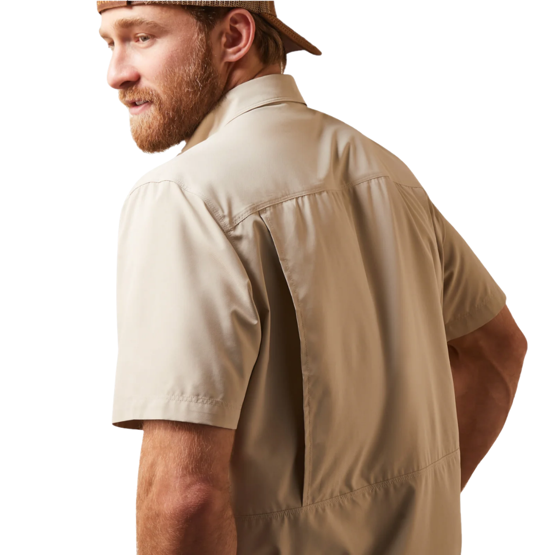 Ariat Men's VentTEK Outbound Oxford Tan Shirt