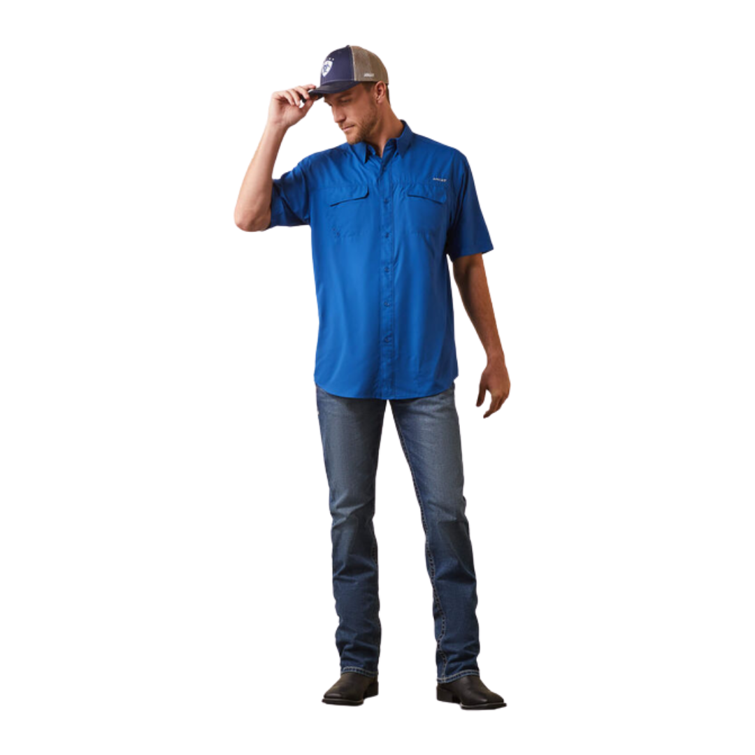 Ariat Men's VentTEK Royal Blue Shirt
