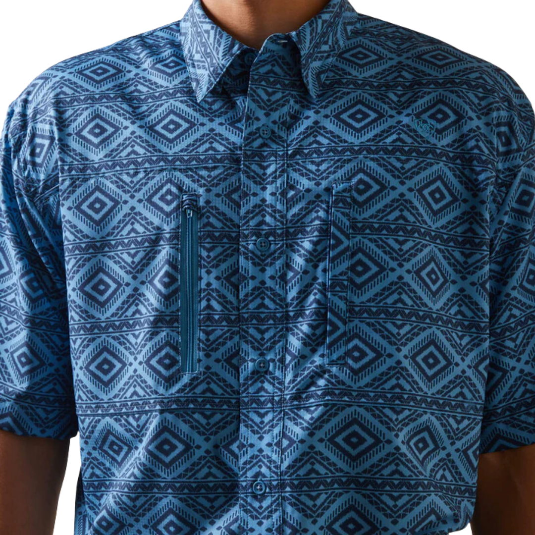 Ariat Men's VentTEK Classic Blue Shirt