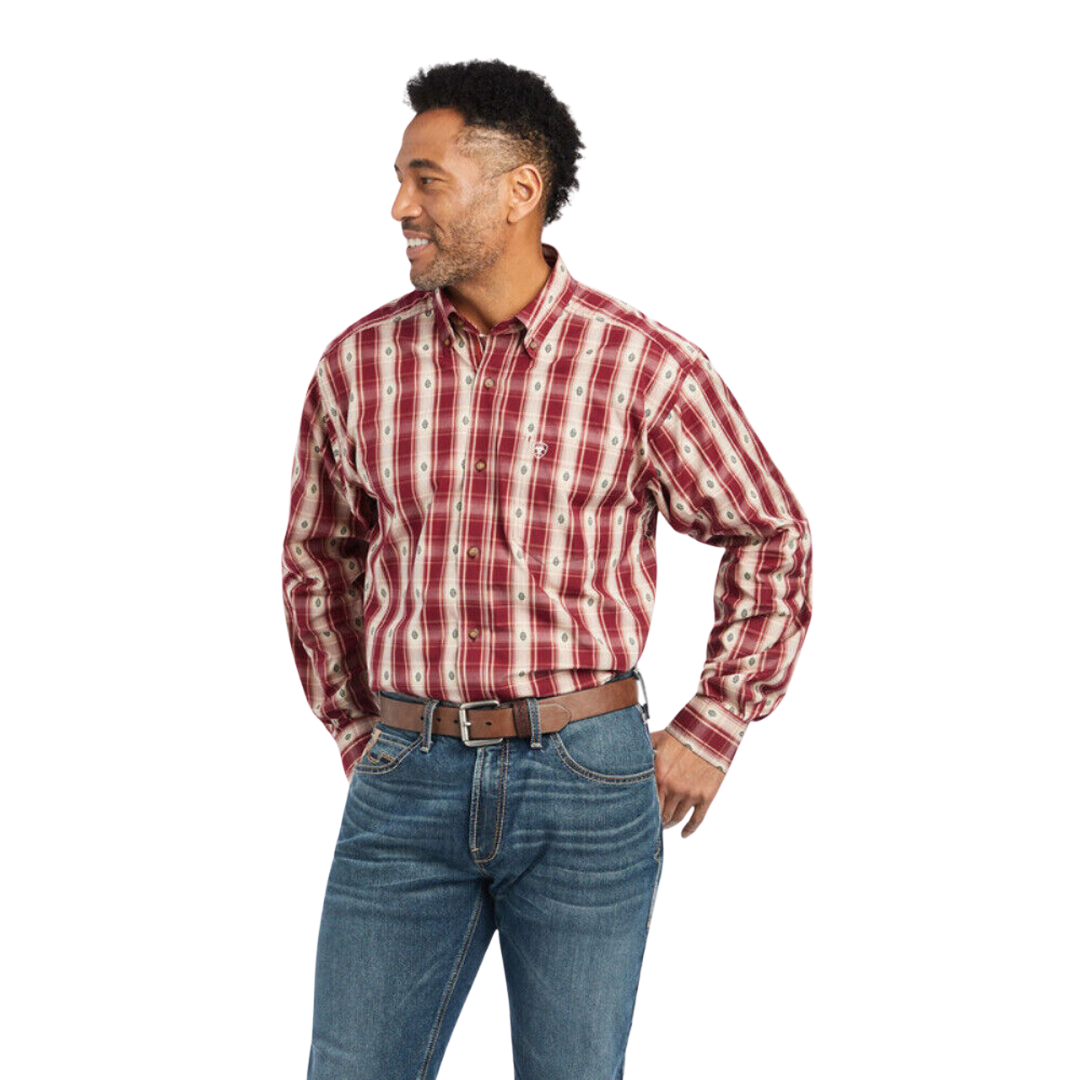 Ariat Men's Pro Kayden Classic Red Shirt