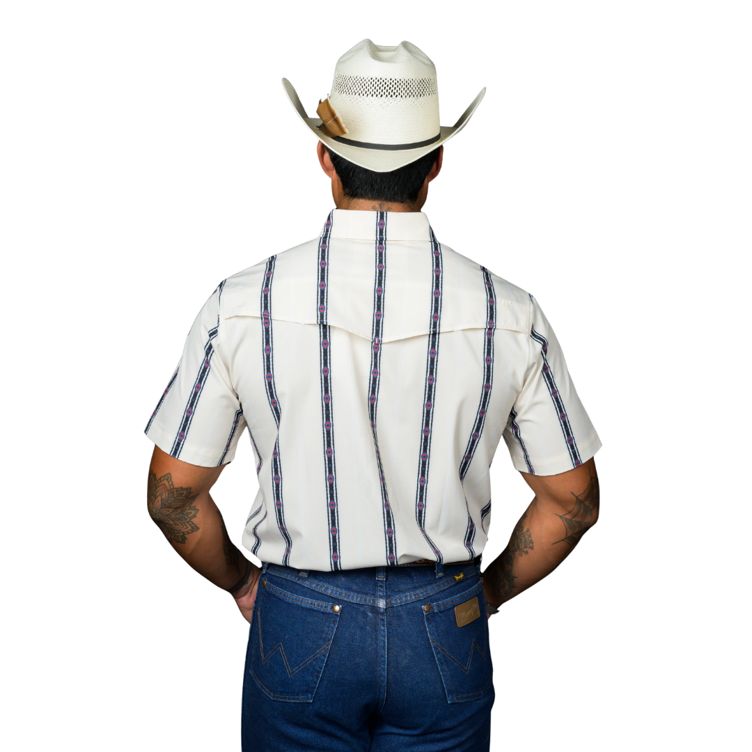 Ferrell Men's The Outlaw Snap Ivory Shirt