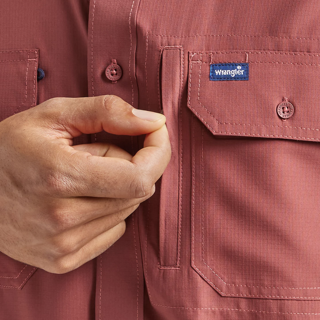 Wrangler Men's Performance Red Shirt