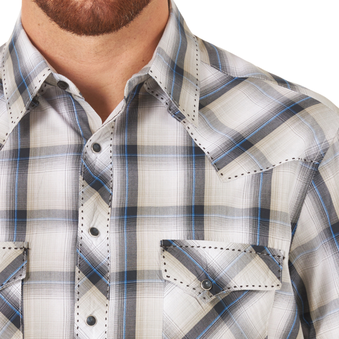 Wrangler Men's Fashion Snap Multicolor Shirt