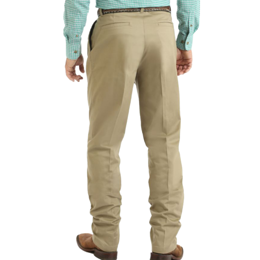 Wrangler Men's Casual Pleated Front Relaxed Fit In Black Pants