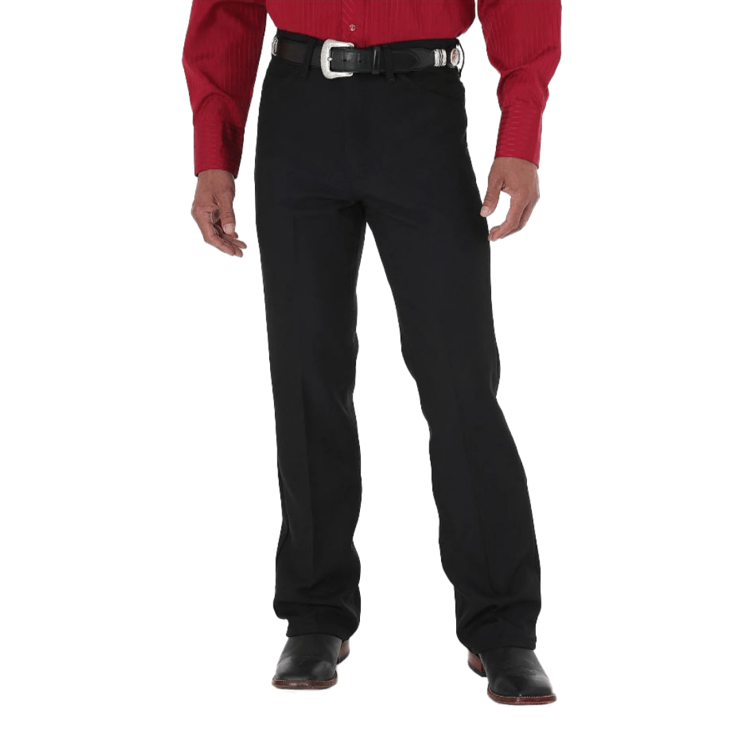 Wrangler Men's Black Wrancher Dress Jeans - Big & Tall