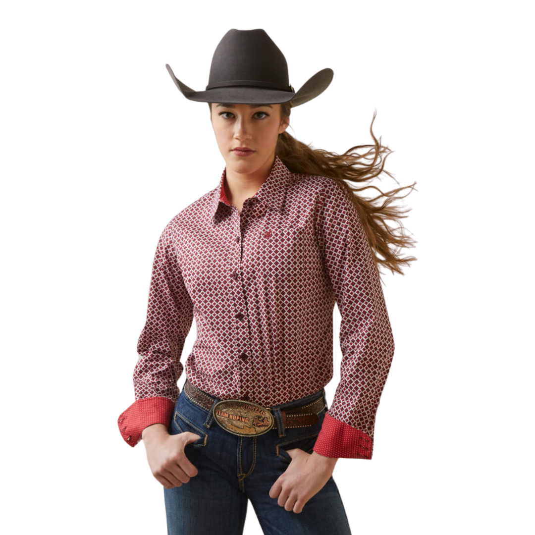 Ariat Women's Kirby Red Shirt