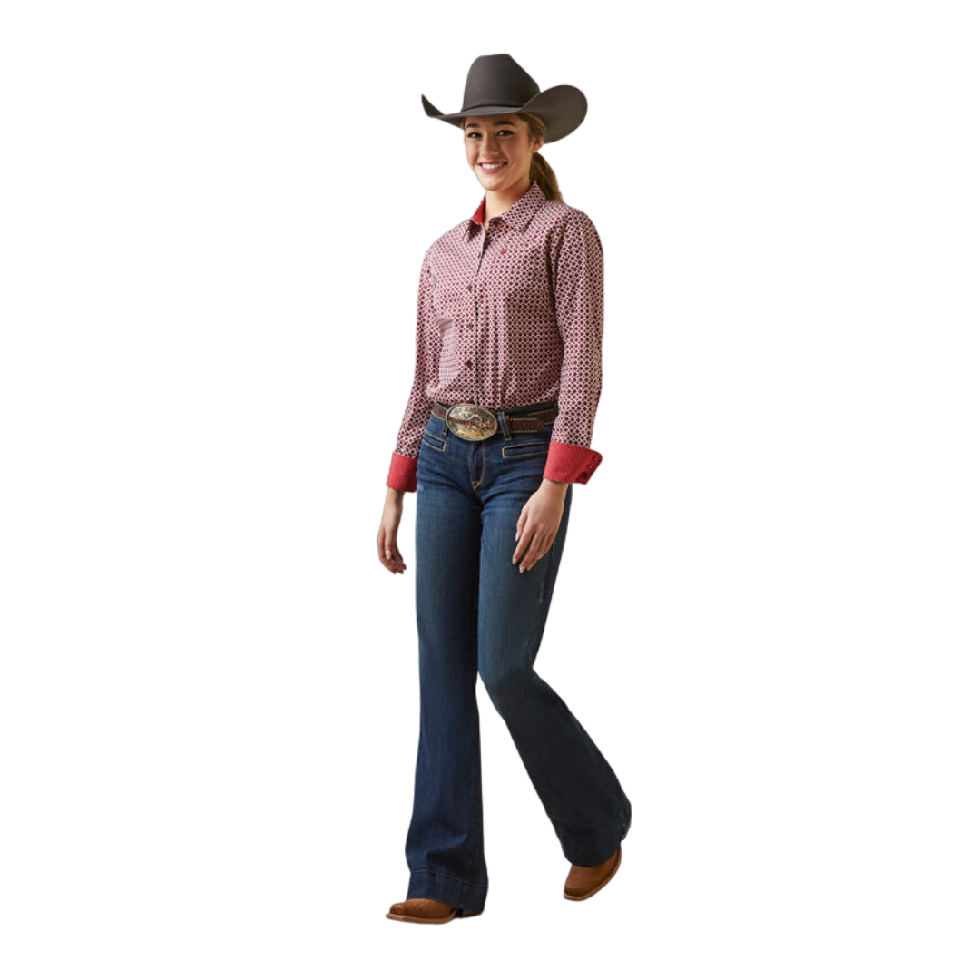 Ariat Women's Kirby Red Shirt