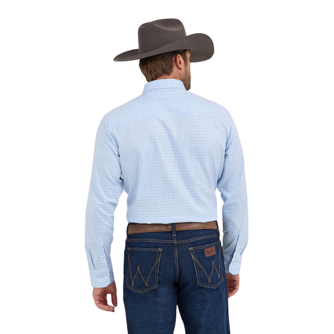 Wrangler Men's X Cody Johnson Light Blue Shirt