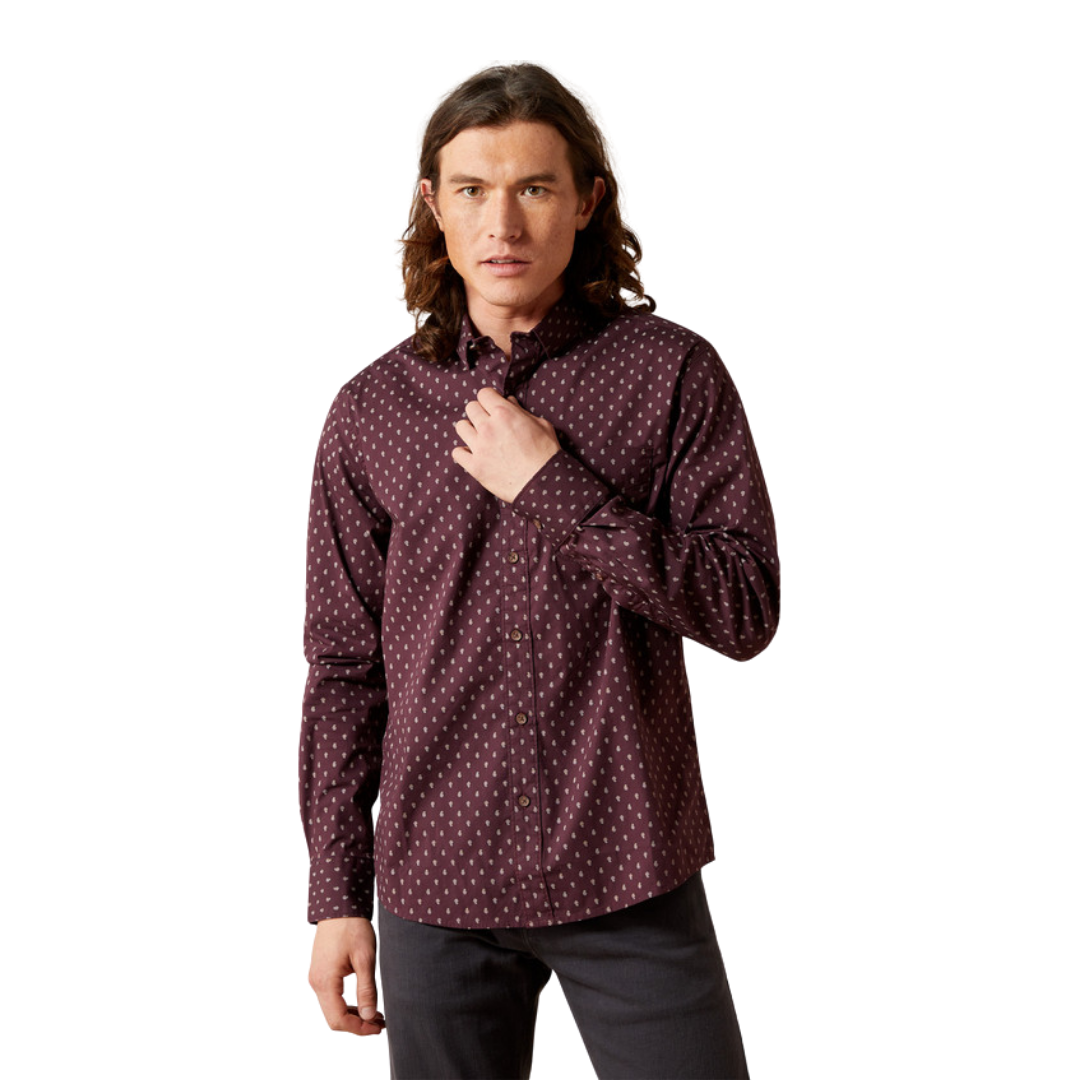 Ariat Men's Modern Maximus Cabernet Shirt