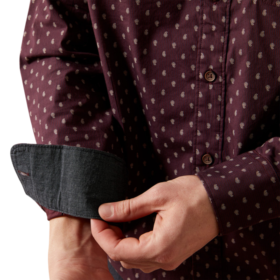 Ariat Men's Modern Maximus Cabernet Shirt