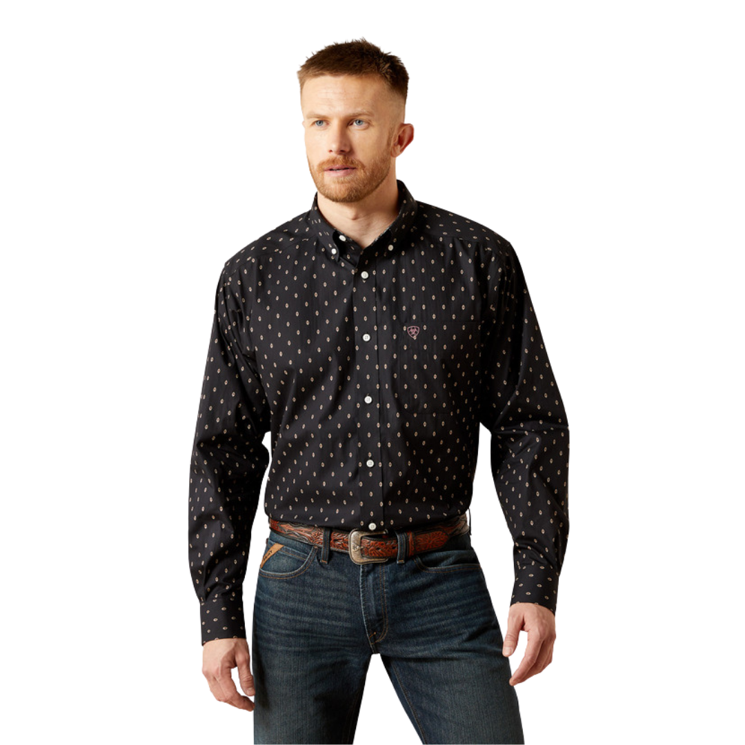 Ariat Men's WF Asher Classic Black Shirt