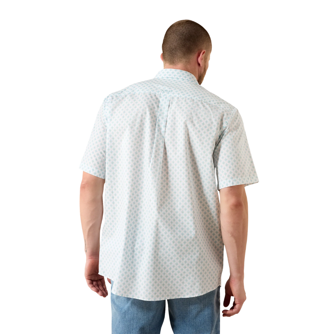 Ariat Men's Packert Classic Fit White Shirt