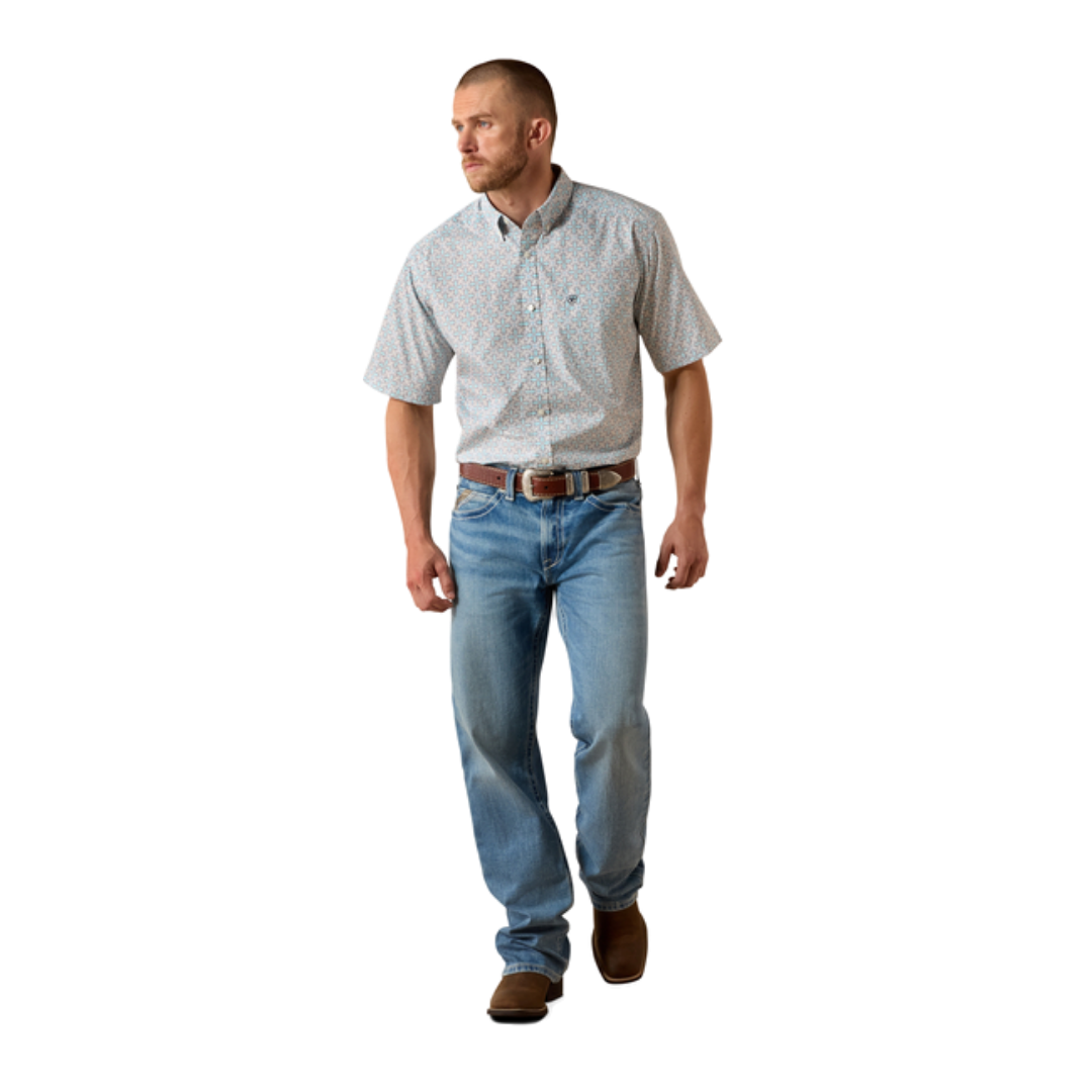 Ariat Men's Pier Classic Fit Blue Shirt