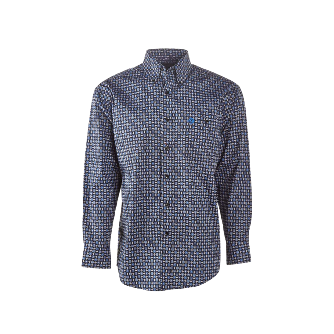 Wrangler Men's George Strait Blue Shirt