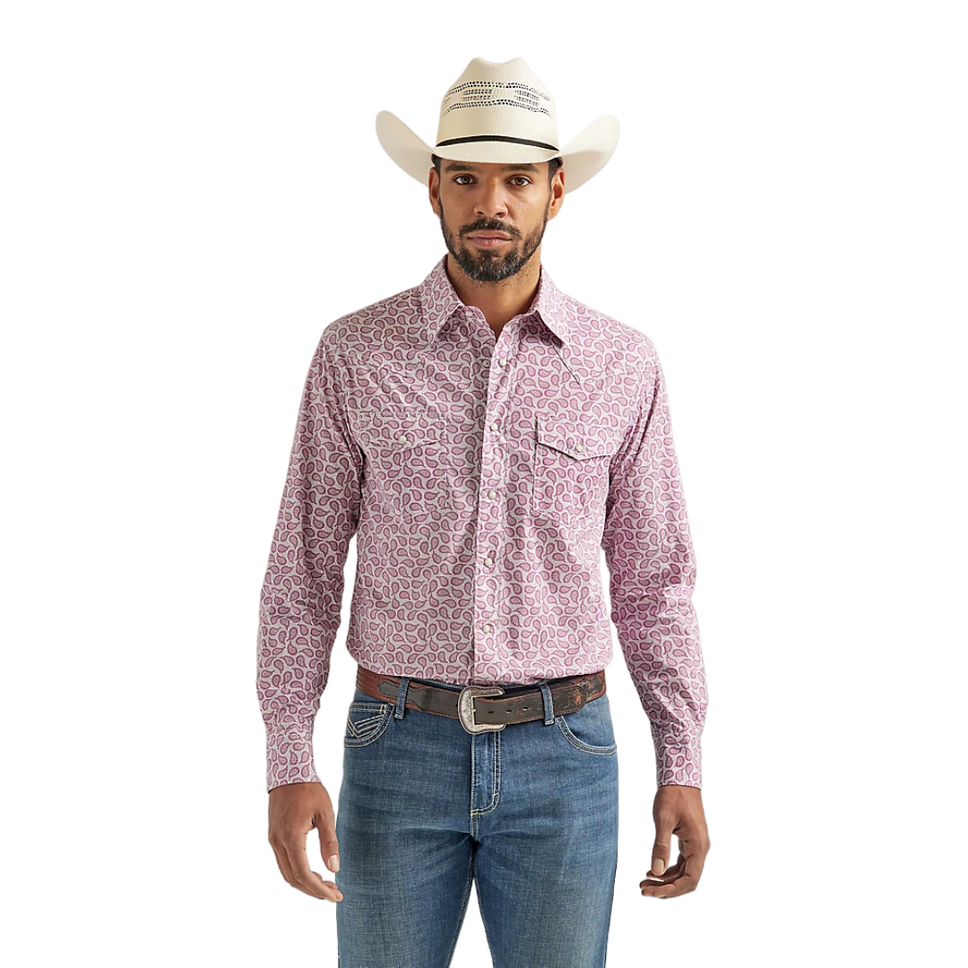 Wrangler Men's Comfort Pink Shirt