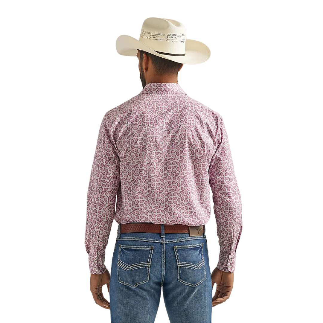 Wrangler Men's Comfort Pink Shirt