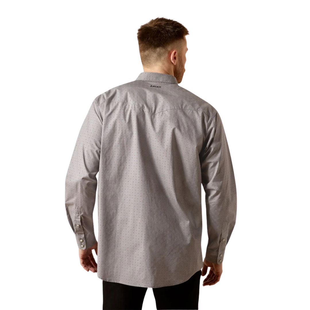 Ariat Men's Fred Classic Fit Grey Shirt
