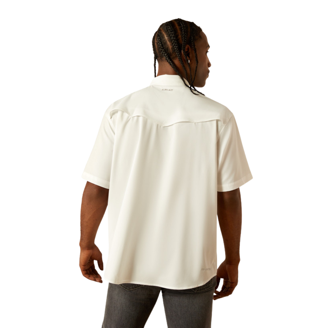 Ariat Men's Western VentTEK White Shirt - XS