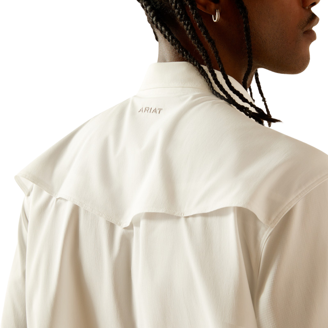 Ariat Men's Western VentTEK White Shirt - XS