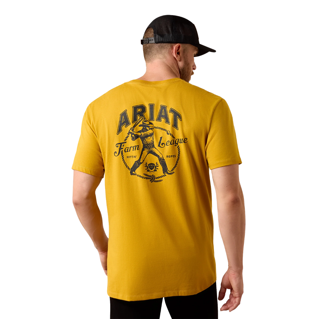 Ariat Men's Farm League Classic Yellow T-Shirt