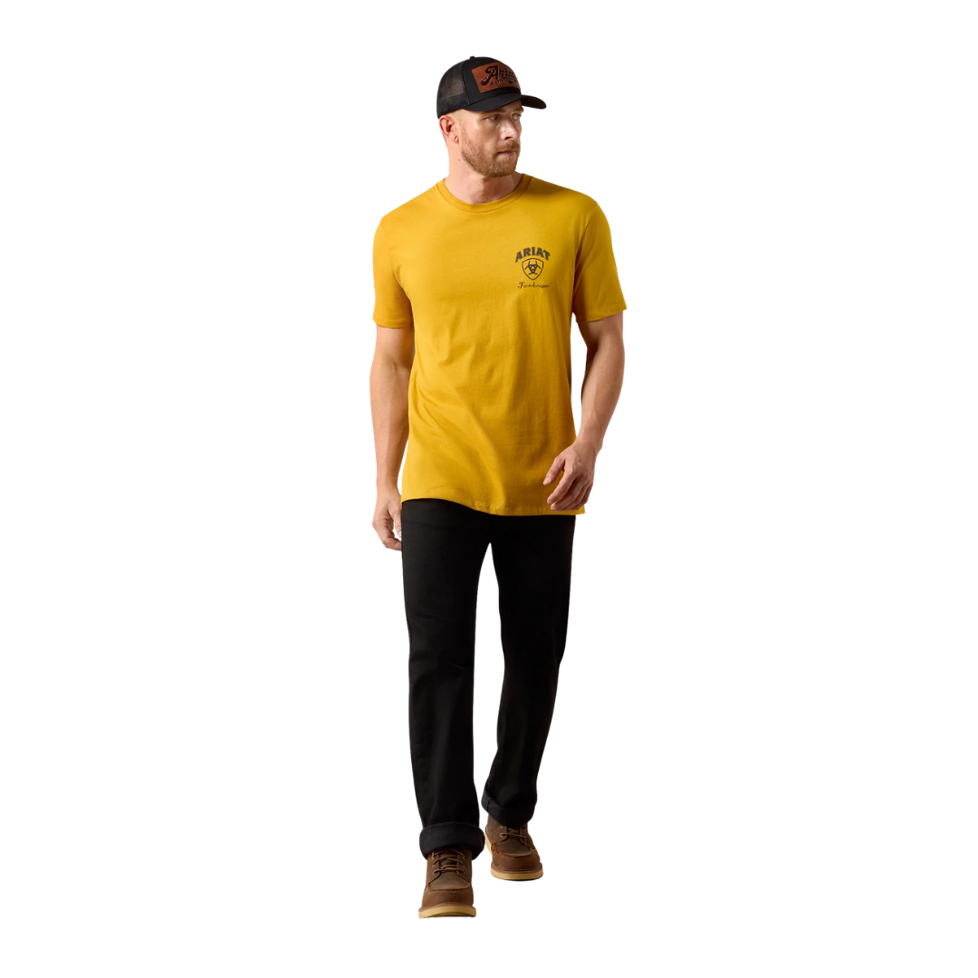 Ariat Men's Farm League Classic Yellow T-Shirt