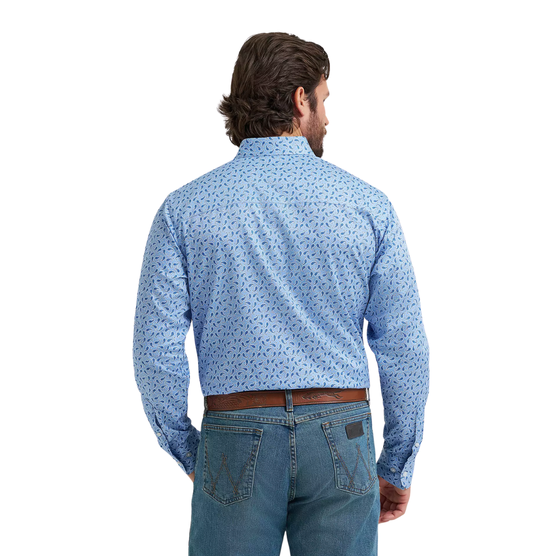 Wrangler Men's Cody Johnson Sky Paisley Shirt
