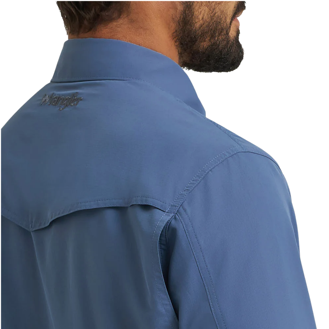 Wrangler Men's All Terrain Gear Vintage Indigo Shirt