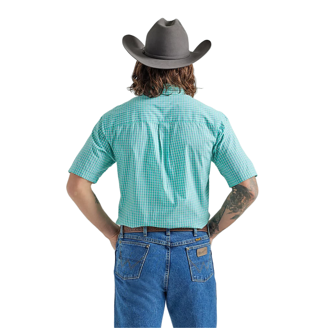 Wrangler Men's George Strait Turquoise Shirt