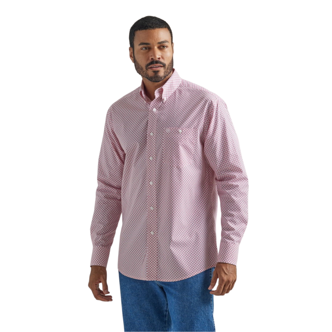 Wrangler Men's Classic Red Shirt - Big