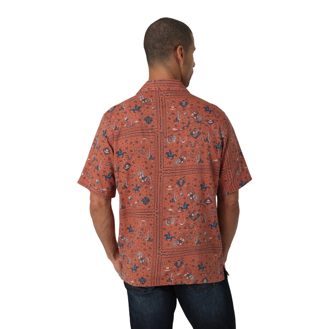 Wrangler Men's Coconut Camp Shirt