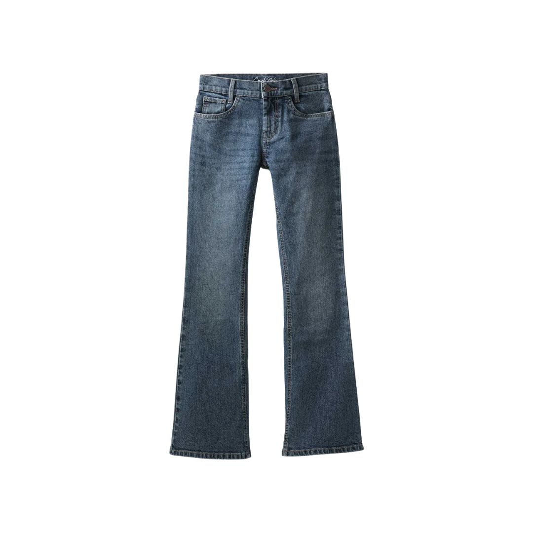 Cruel Youth Girl's Blue Lucy Mid Rise Bootcut Jean