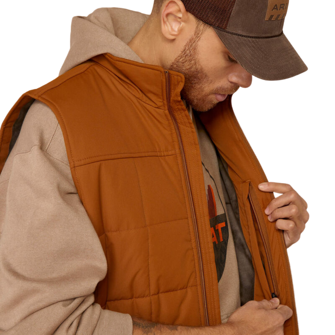 Ariat Men's Crius Chestnut Insulated Vest
