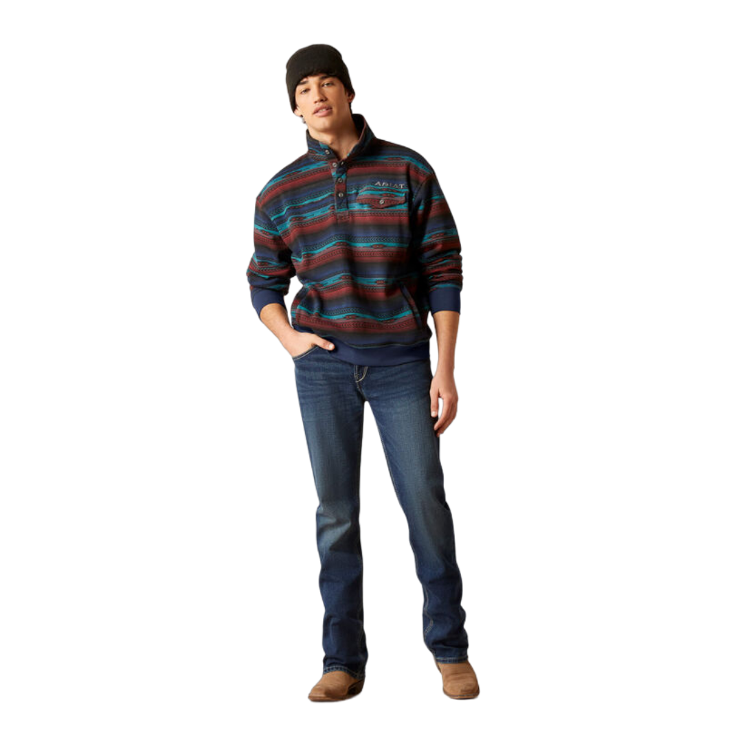 Ariat Men's Cotton-Rich Mockneck Sweatshirt