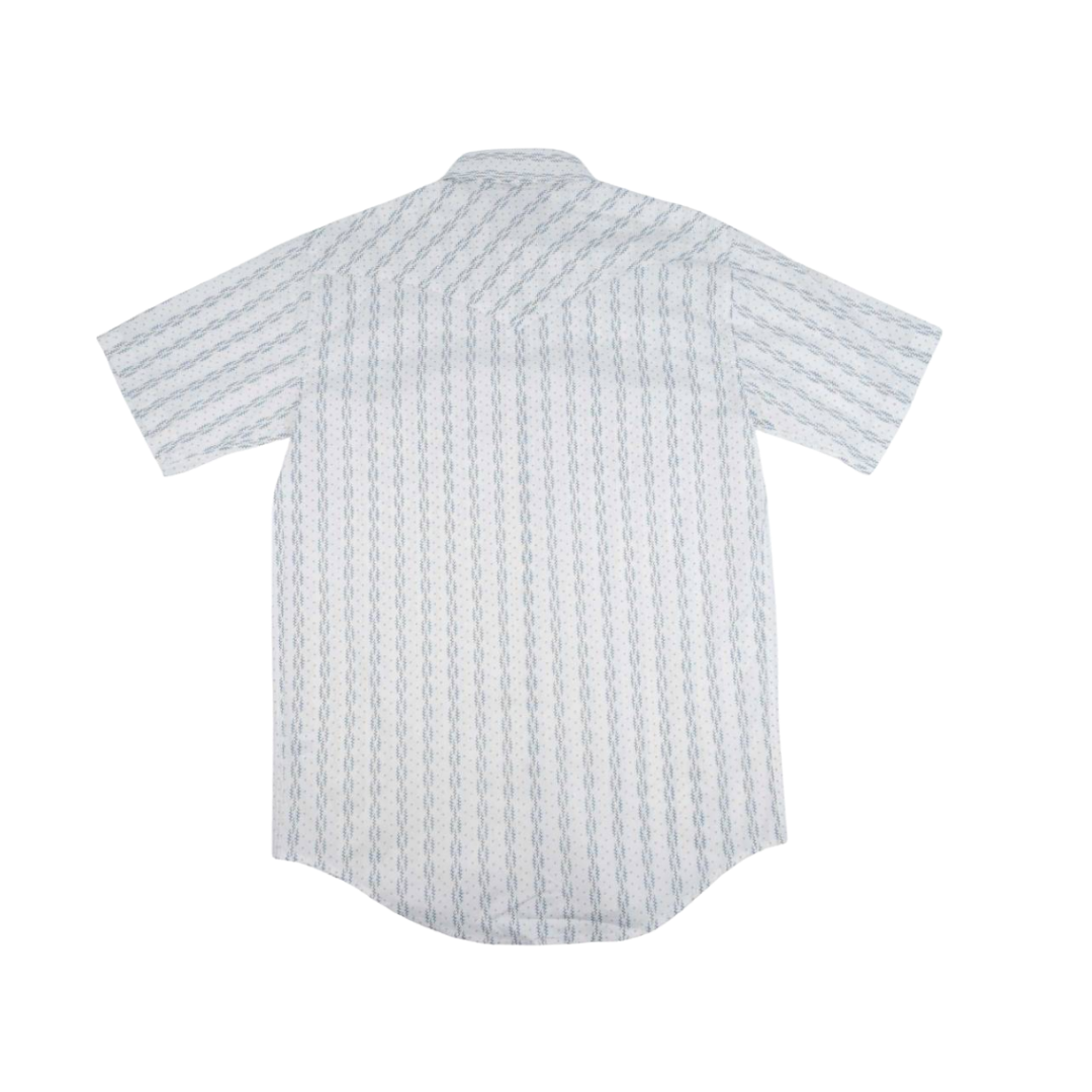 Panhandle Slim Men's Vintage Wallpaper Classic Fit White Shirt